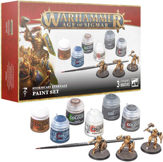 Games Workshop - Warhammer - Age of Sigmar - Stormcast Eternals + Paint Set (2024 3rd Edition)